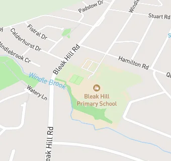 map for Bleak Hill Primary School