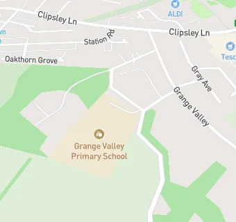 map for Grange Valley Primary School