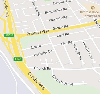 map for Rawson Road Primary School