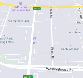 map for Trafford Park Service Station