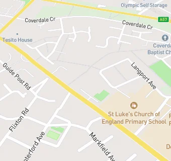 map for Manchester Secondary PRU