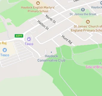 map for Haydock Conservative Club