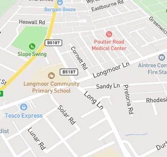 map for Premier Aintree Stores