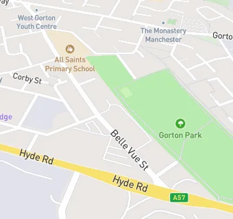 map for Gorton Brook School