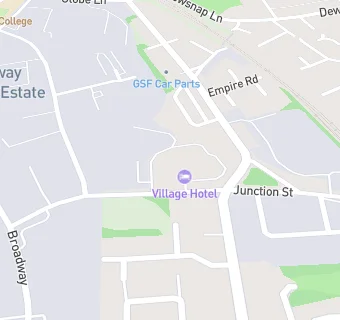 map for Village Hotel Manchester Hyde