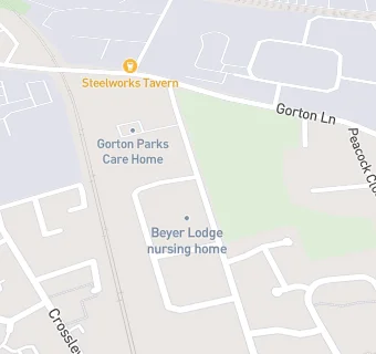 map for Gorton Park Nursing Home