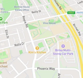 map for Kims Kitchen Manchester