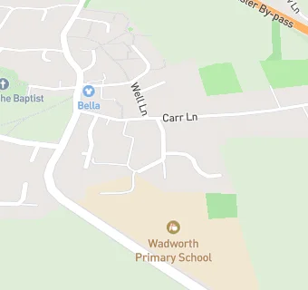 map for Wadworth Primary School