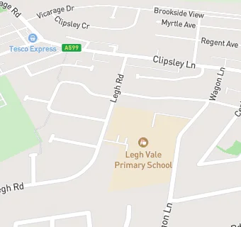 map for Legh Vale Primary School