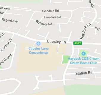 map for Outwood Academy Haydock