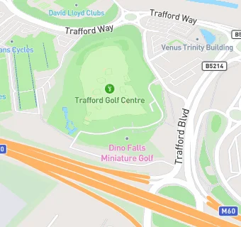 map for Trafford Golf Centre Cafe and Bar