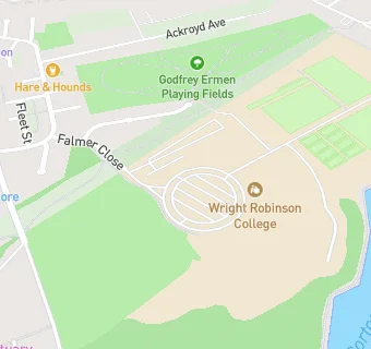 map for Wright Robinson College