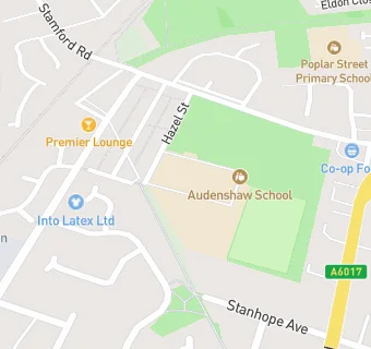 map for Audenshaw School