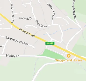 map for Waggon & Horses Hotel