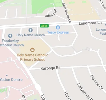 map for Holy Name Parochial Club And Centre