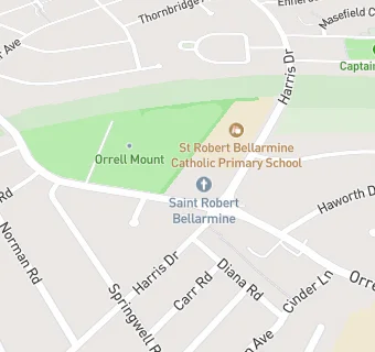 map for St Robert Bellarmine Catholic Primary School