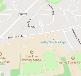 map for Astley Sports College and Community High School