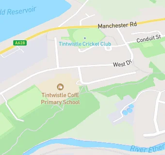 map for Tintwistle C E Primary