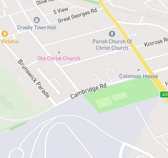 map for Cambridge Court Care Home