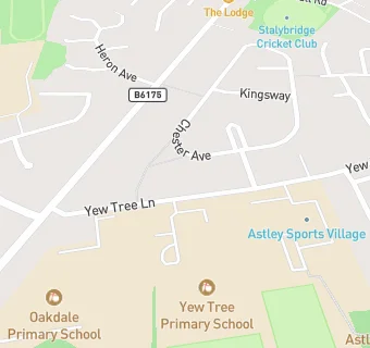 map for Yew Tree Primary School (Infants)