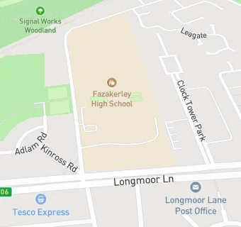 map for Fazakerley High School