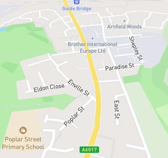 map for Queens Arms