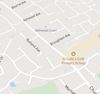 map for Church Lane Dental Practice