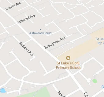 map for St Lukes Safe and Sound Club