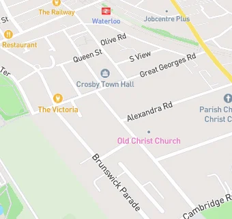 map for Friends of Old Christ Church