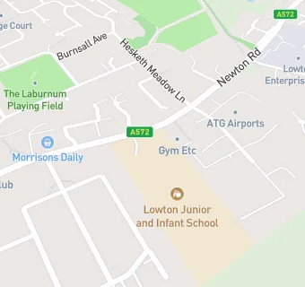 map for Orian Solutions Lowton Junior and Infant School