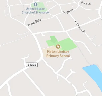 map for Kirton Lindsey Primary School