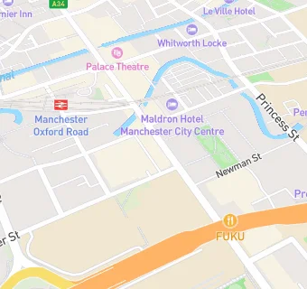 map for Manchester Souvenirs