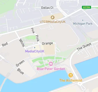 map for Chartwells at Pink Media City UK