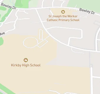 map for Kirkby High School