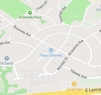 map for Tesco Express