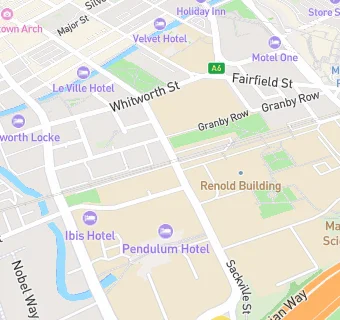 map for Starbucks - University of Manchester
