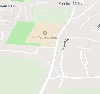 map for Edlington Hill Top Junior School