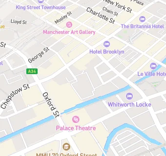 map for Clockwise Manchester