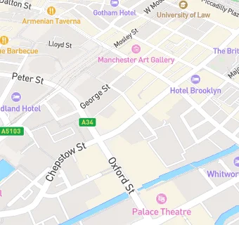 map for Premier Inn Manchester City Centre