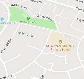 map for St Laurence's Catholic Primary School