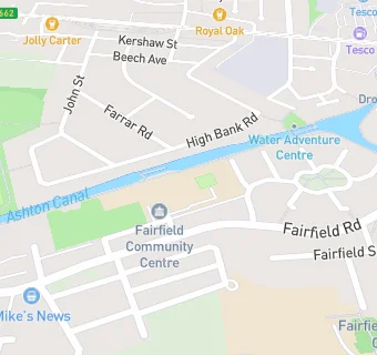 map for Fairfield Road Primary School