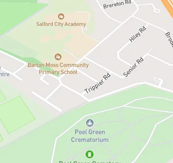 map for Barton Moss Primary Kitchen