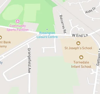 map for St Josephs School Catholic Voluntary Academy