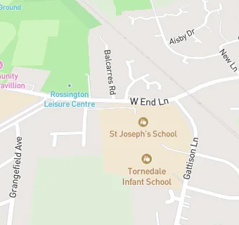 map for St Joseph's Catholic Primary School