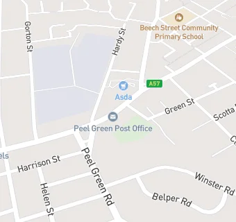 map for Peel Green Post Office