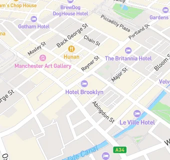 map for Hotel Brooklyn