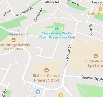 map for St Ann's Catholic Primary School