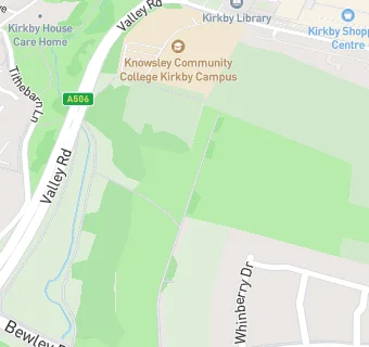 map for Kirkby High School