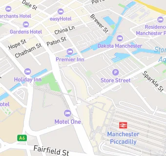 map for Staycity Aparthotels Manchester Piccadilly