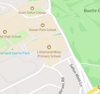 map for Litherland Moss Primary School